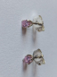 Preview: pinke zirkonia-silber-ohrringe--